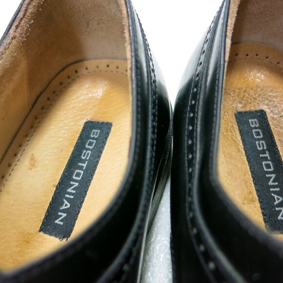 Bostonian Cap Toe Leather Dress Oxfords Men\'s Footwear Shoes Italy Sz 7.5